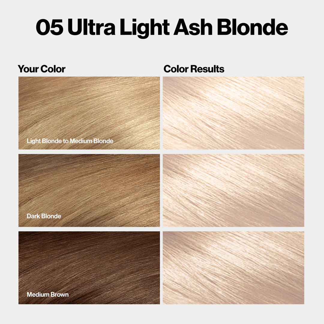 Revlon Color Silk Beautiful Hair Color 05 Ultra Light Ash Blonde - Image 3