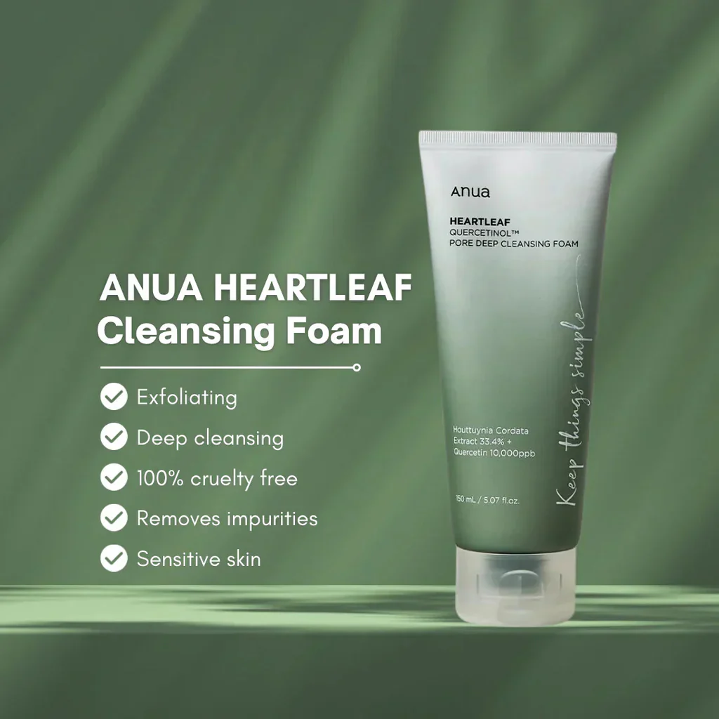 Anua Heartleaf Quercetinol Pore Deep Cleansing Foam - Image 5