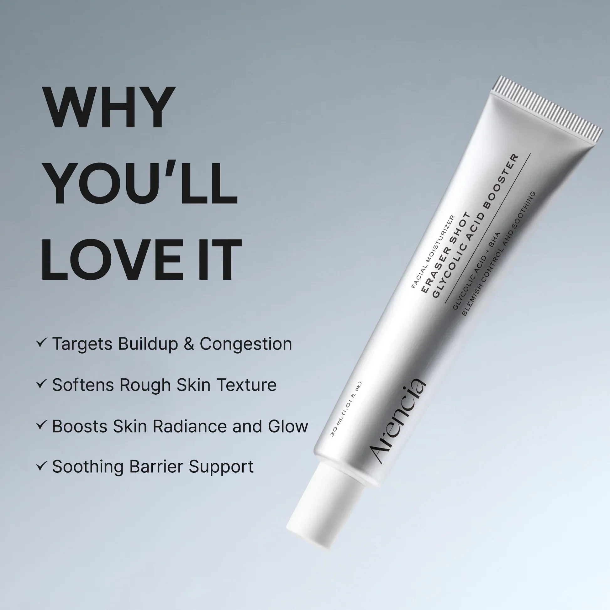 Arencia Eraser Shot Serum Glycolic Acid Booster - Image 3