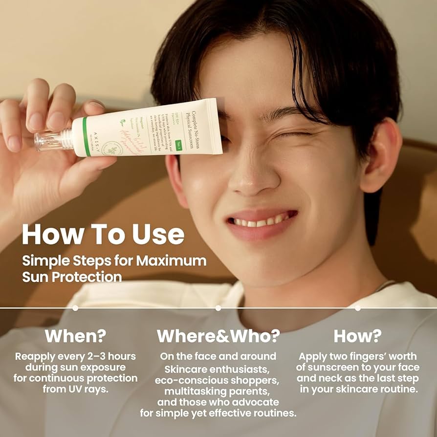 Axis Y Complete No Stress Physical Sunscreen (mini sample size) - Image 3