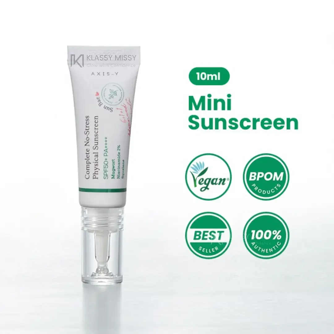 Axis Y Complete No Stress Physical Sunscreen (mini sample size) - Image 5
