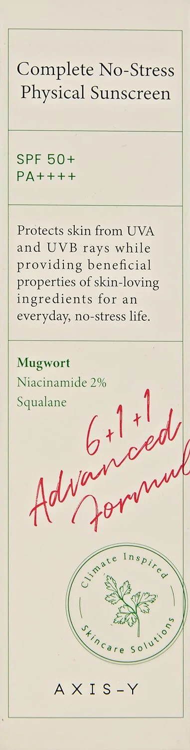 [AXIS-Y] Complete No-Stress Physical Sunscreen (SPF50+/PA++++) - Image 2