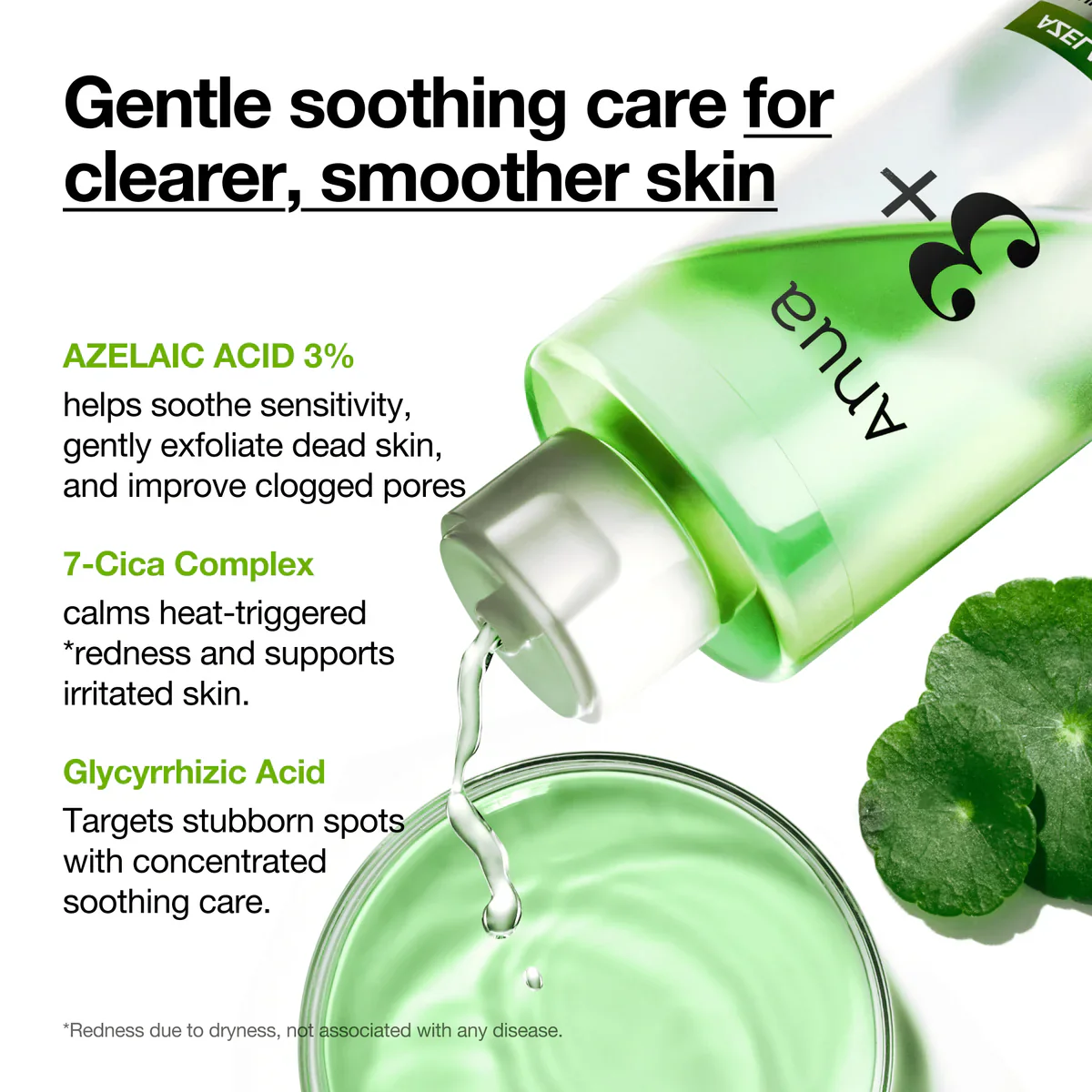 ANUA Azelaic 3+ Cica Skin Clarifying Toner - Image 4