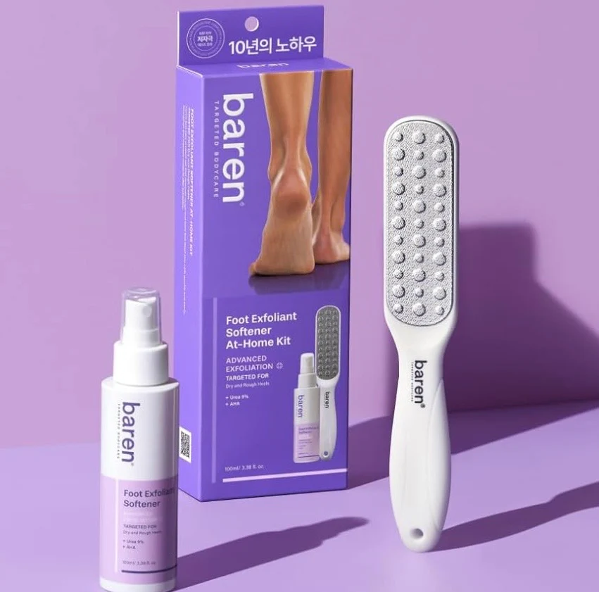 Baren Foot softener at home kit: File & Callus Softener Spray - Image 5