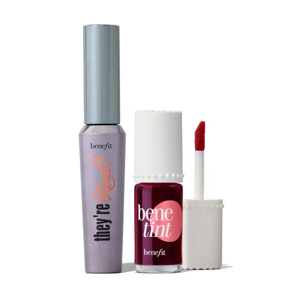 Benefit Talk Beauty To Me 2-Piece Lip & Cheek Tint + Mascara Gift Set - Image 3