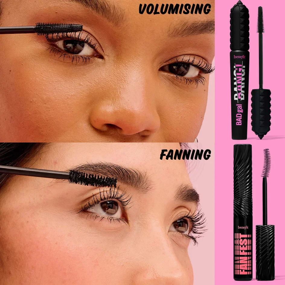 benefit Wild Caught Lashes Badgal Bang! and Fan Fest Mascara Duo - Image 2