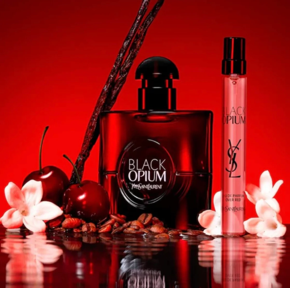 Yves Saint Laurent Black Opium Over Red (EDP) 90ml - Image 6
