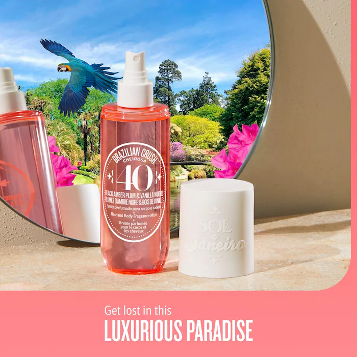 brazilian crush 40 Bom Dia Hair & Body Fragrance Mist - Image 2