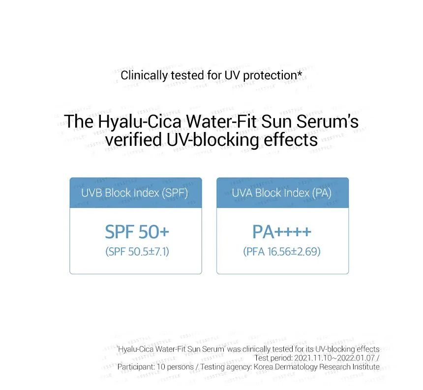SKIN1004 Madagascar Centella Hyalu-Cica Water-Fit Sun Serum - Image 5