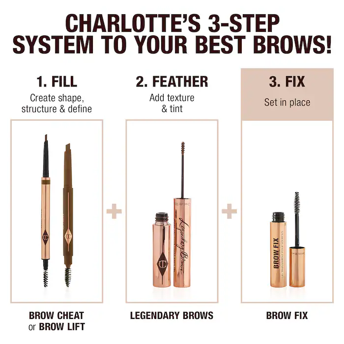 Charlotte Tilbury Brow Fix Clear Eyebrow Gel - Image 6