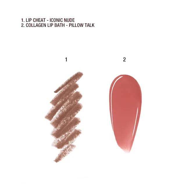Charlotte Tilbury GLOSSY LIP DUO NUDE PINK - Image 6