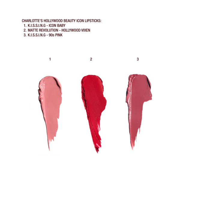 Charlotte Tilbury - ICONIC HOLLYWOOD LIP TRIO (LIMITED EDITION KIT) (sold separately) - Image 2