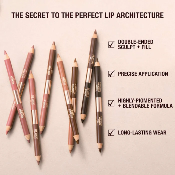 Charlotte Tilbury Lip Cheat Contour Duo Lip Liner (Without Box) - Image 7