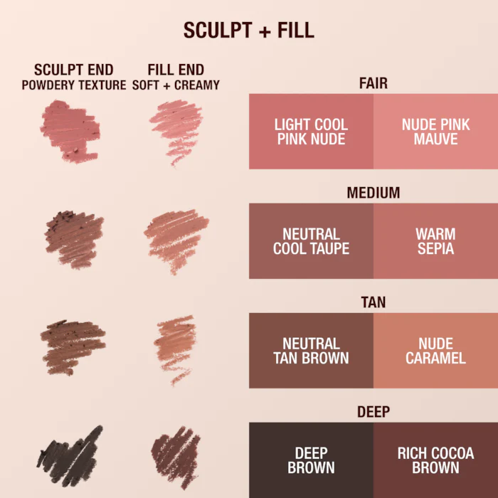 Charlotte Tilbury Lip Cheat Contour Duo Lip Liner (Without Box) - Image 9