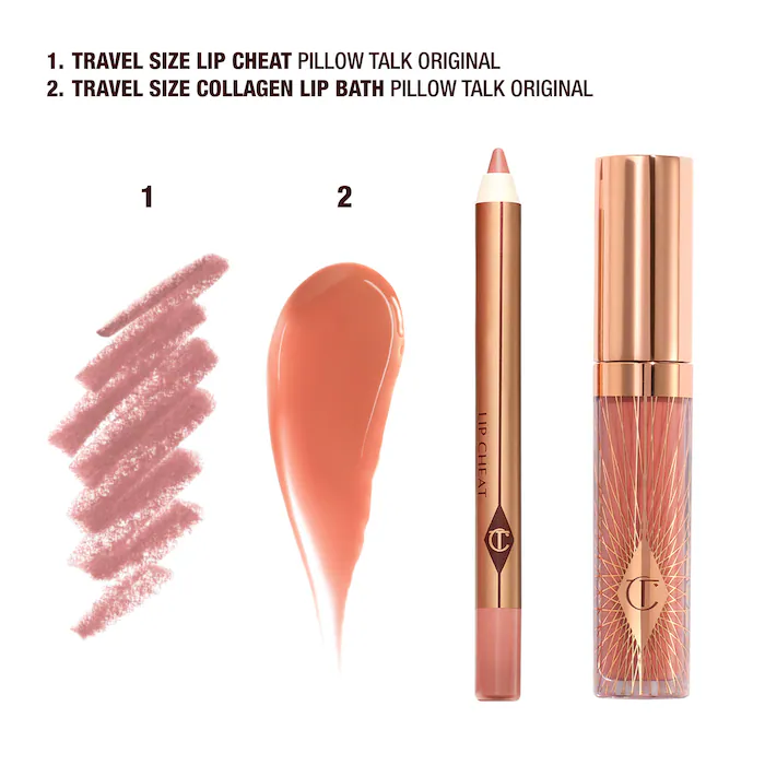 Charlotte Tilbury Mini Pillow Talk Glossy Lip Duos - Image 2