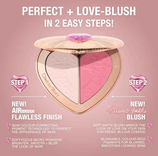 CHARLOTTE TILBURY 
PILLOW TALK BEAUTY SOULMATES FACE PALETTE - Image 8