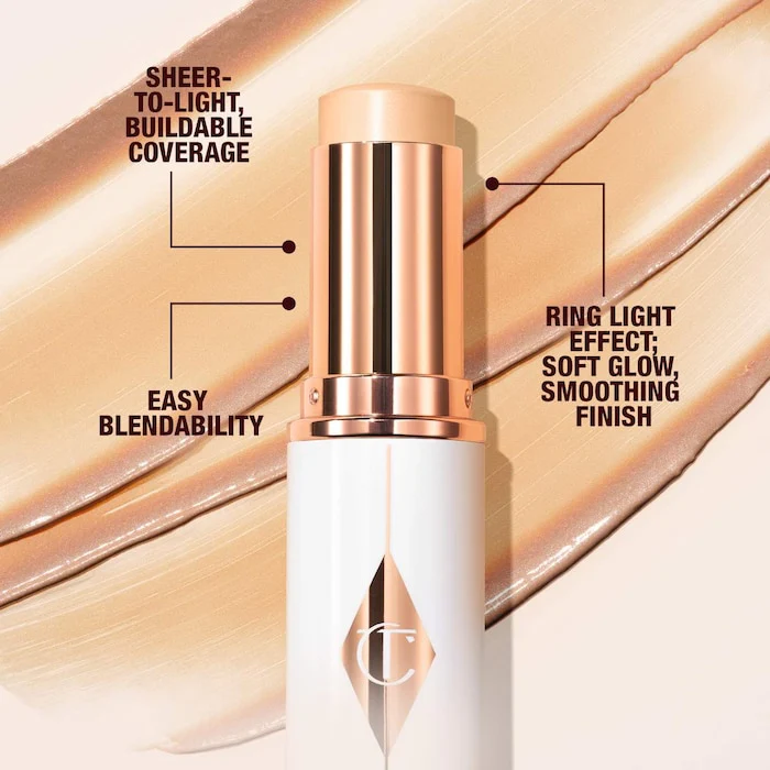 Charlotte Tilbury Unreal Skin Sheer Glow Tint Hydrating Foundation Stick - Image 5
