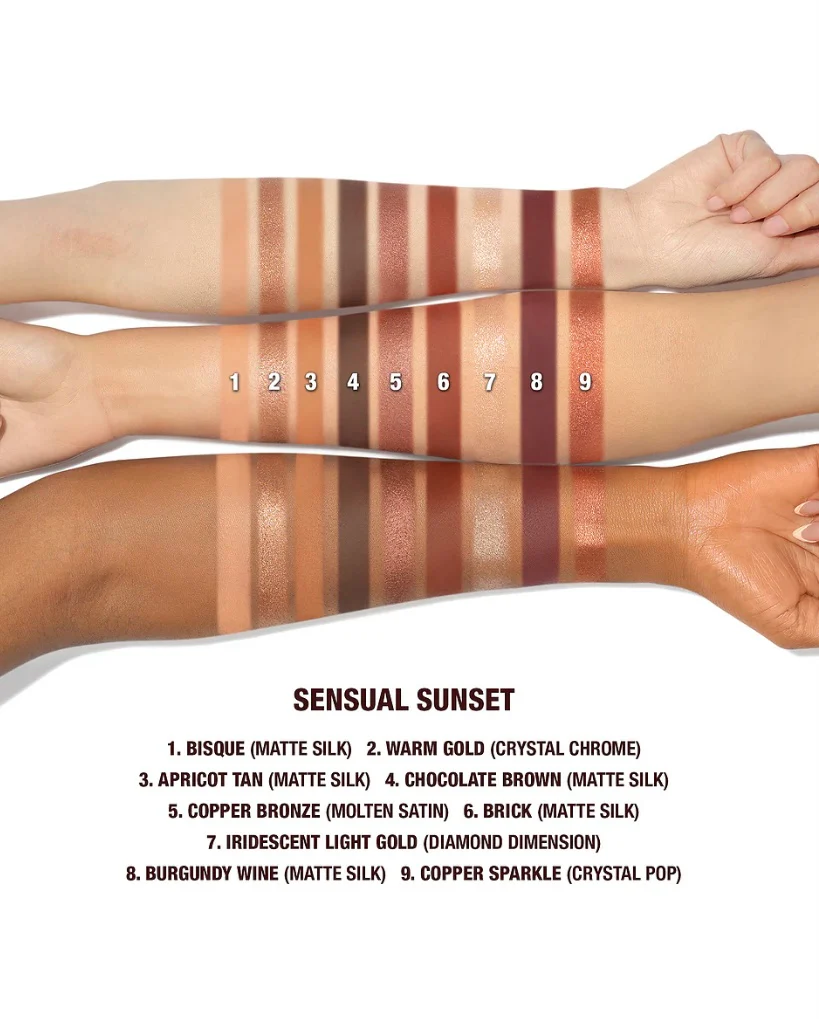 CHARLOTTE'S PALETTE OF BEAUTIFYING EYE TRENDS SENSUAL SUNSET - Image 4