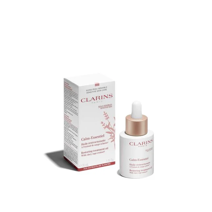 Clarins Calm Essentiel Restoring Treatment Oil - Image 4