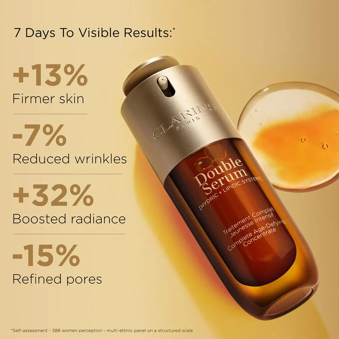 CLARINS DOUBLE SERUM Anti-Aging + Anti-Wrinkle Serum - Image 4