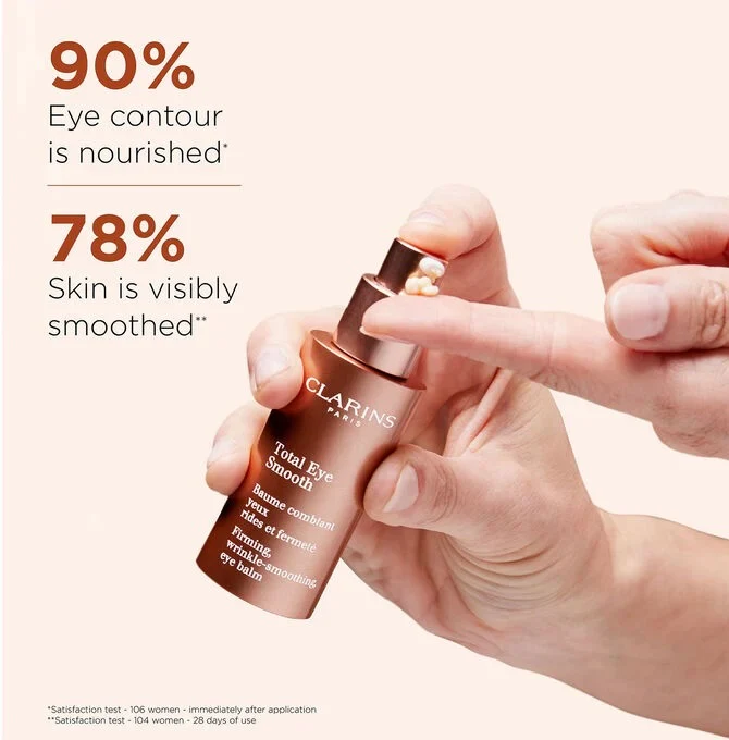 CLARINS Total Eye Smooth - Under Eye Smoothing Balm - Image 3