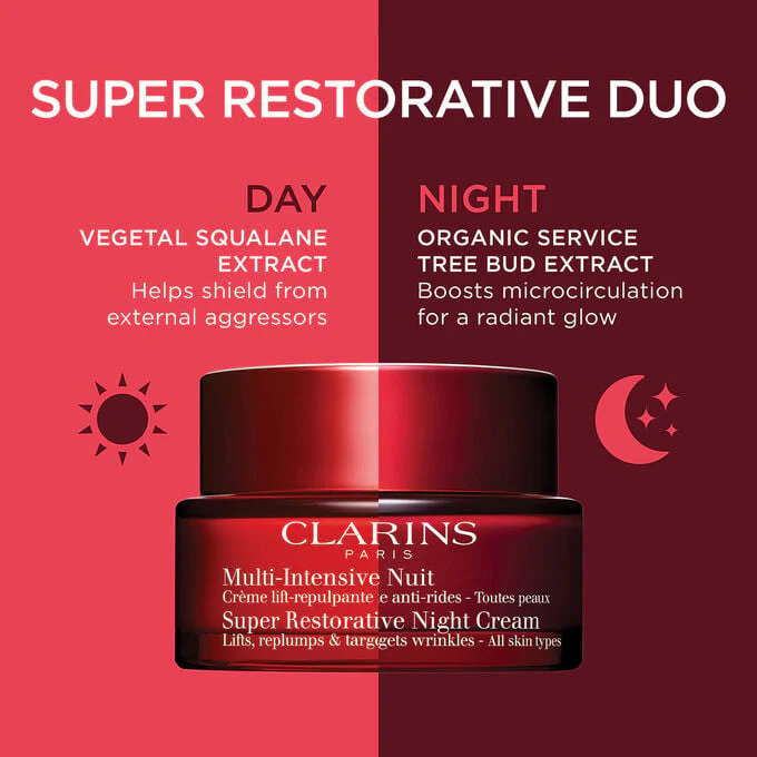 Clarins Super Restorative Night Cream — Very Dry Skin - Image 3