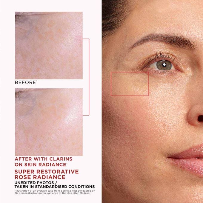 Clarins Super Restorative Rose Radiance Cream - Image 6