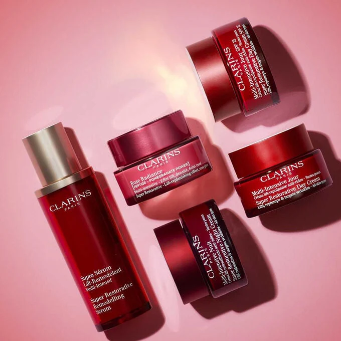 Clarins Super Restorative Rose Radiance Cream - Image 8