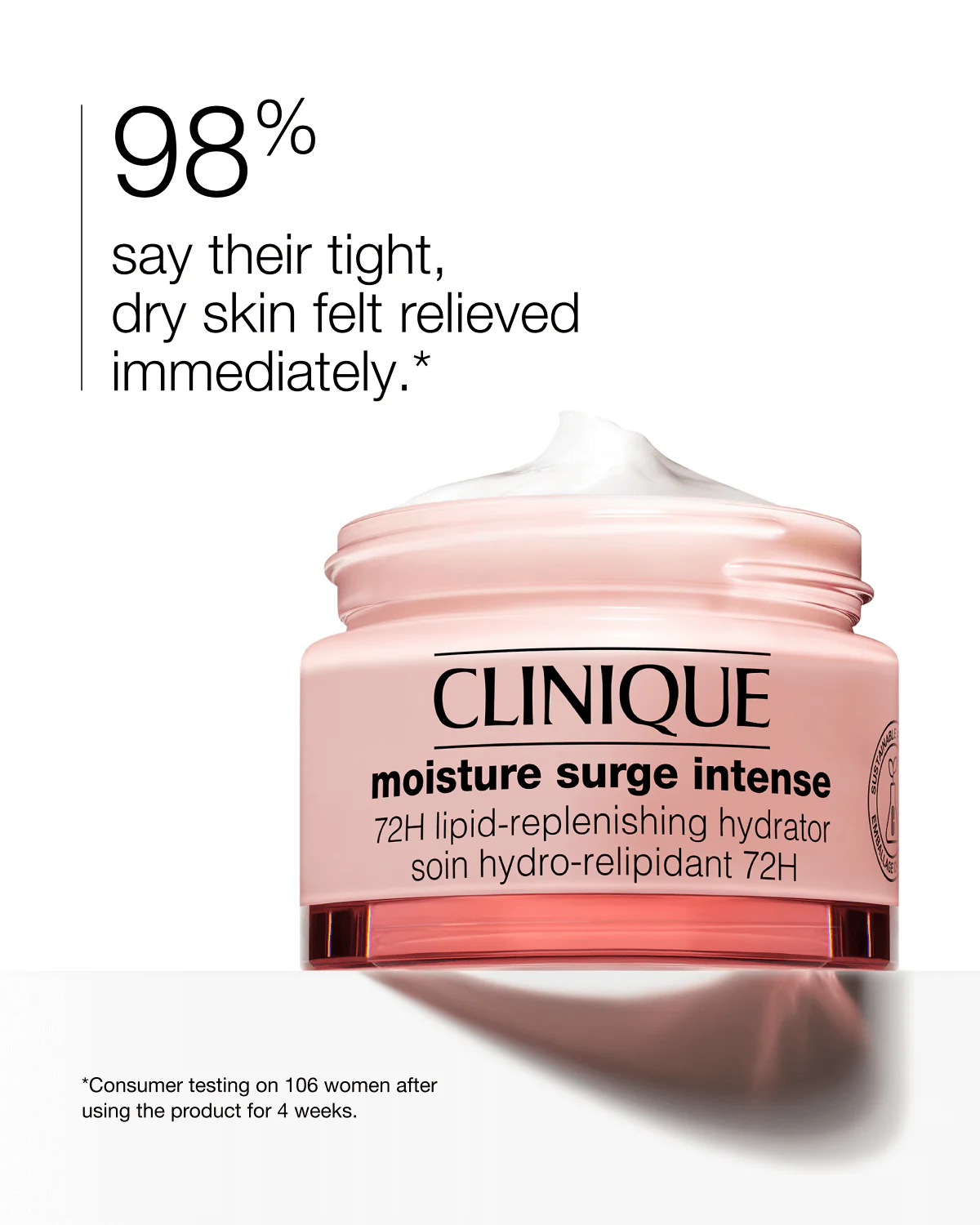 Clinique Moisture Surge Intense 72H Auto Replenishing Hydrator (15 mL Sample without box) - Image 8