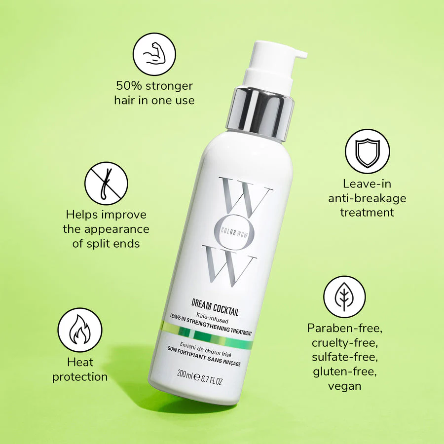 Color Wow Dream Cocktail Kale-Infused Leave-In Strengthening Treatment Mini - Image 2