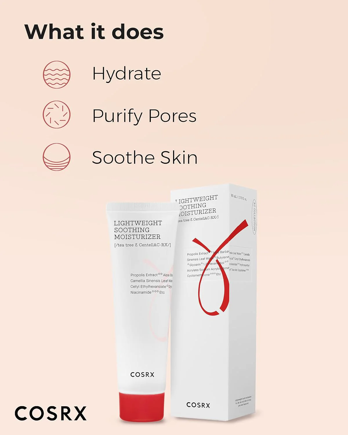Cosrx Ac Collection Lightweight Soothing Moisturizer - Image 3