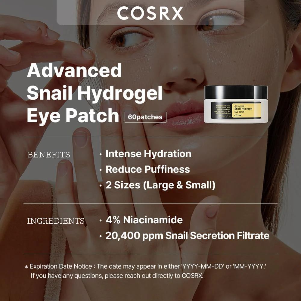 COSRX Advanced Snail Hydrogel Eye Patch - Image 2