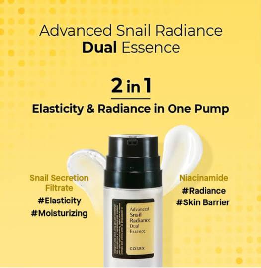 COSRX Advanced Snail Radiance Dual Essence - Image 3