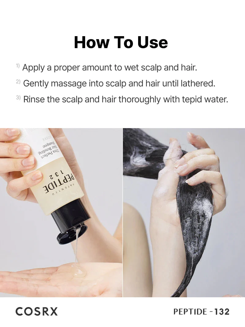 COSRX PEPTIDE-132 Ultra Perfect Hair Bonding Shampoo - Image 10