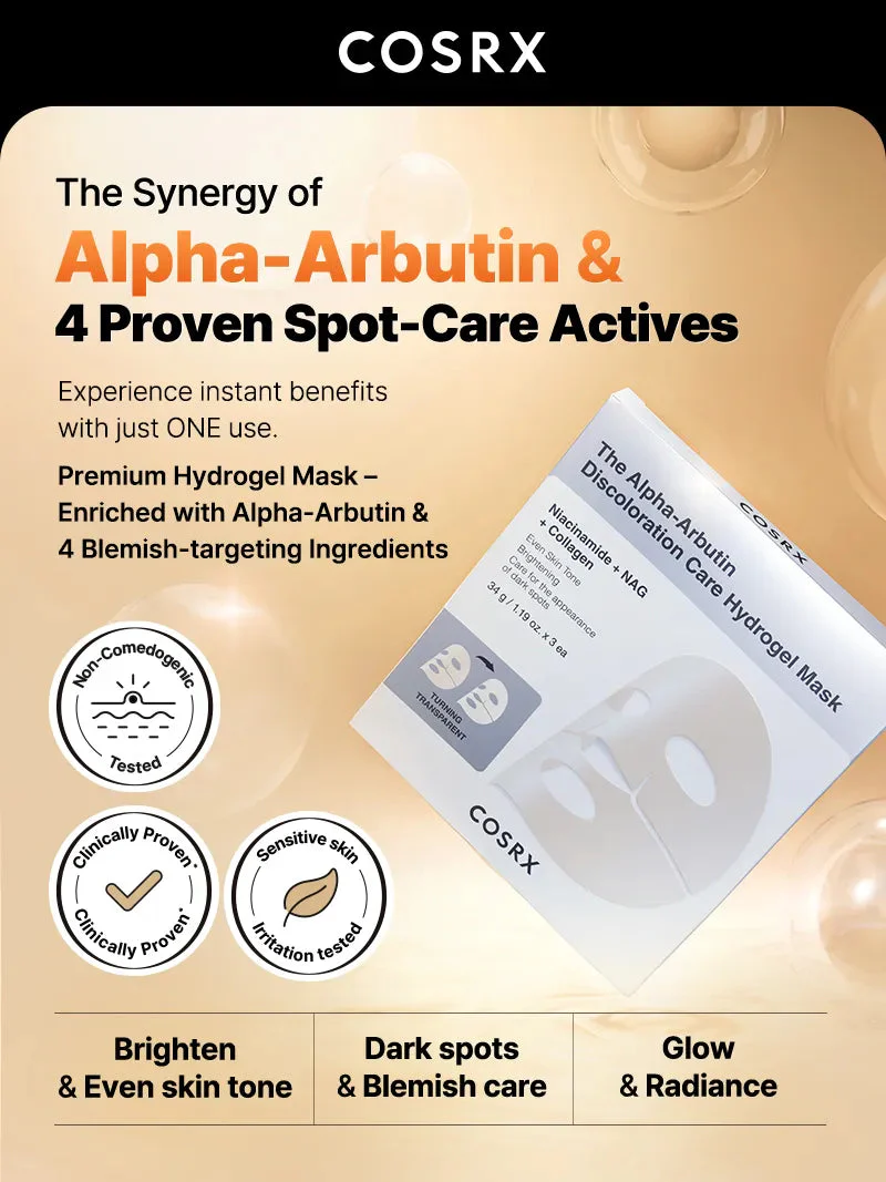 COSRX The Alpha-Arbutin Discoloration Care Hydrogel Mask - Image 3