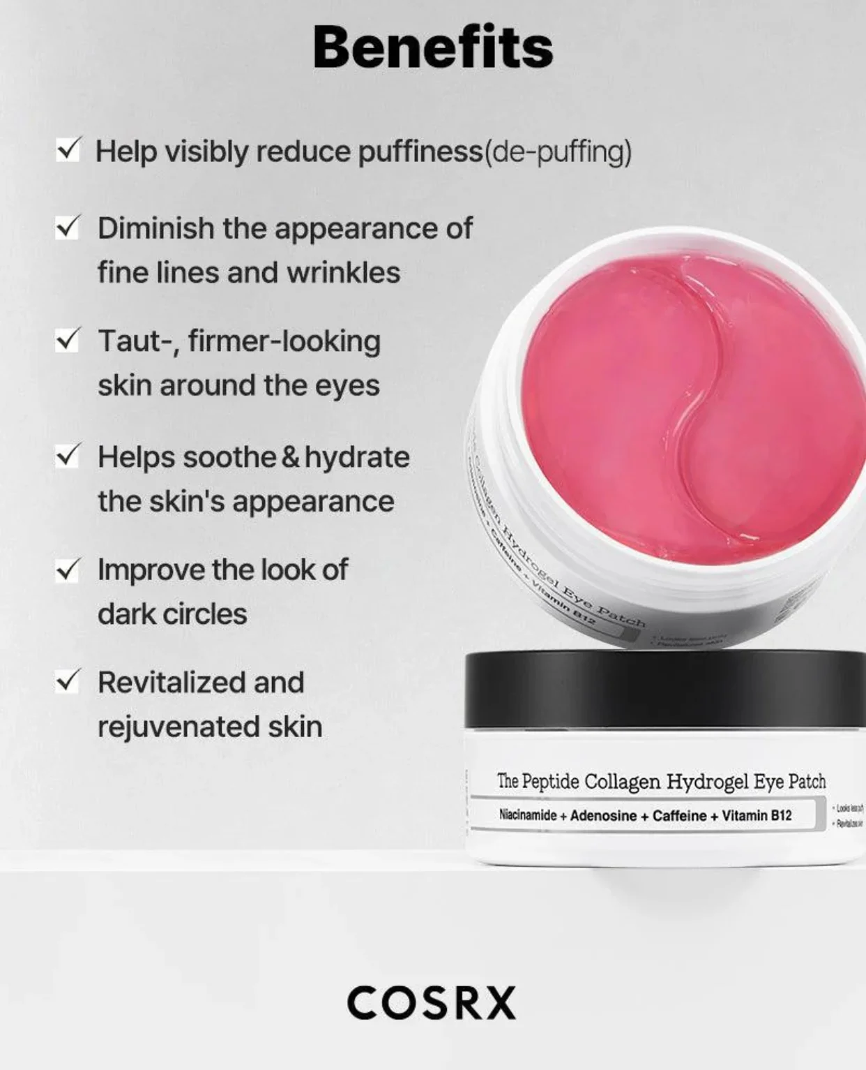 COSRX The Peptide Collagen Hydrogel Eye Patch - Image 6