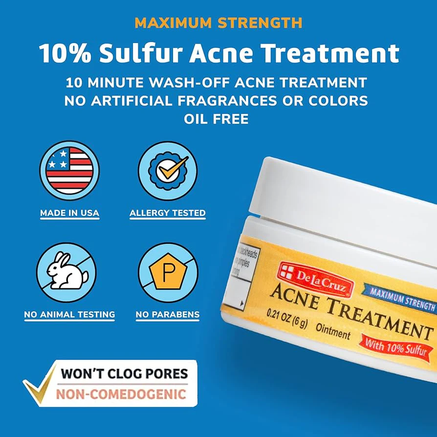 De La Cruz Acne Treatment Maximum Strength - Image 3