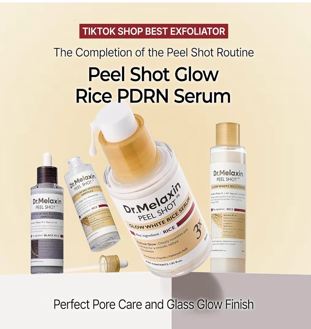 Dr.Melaxin Peel Shot Glow White Rice Serum - Image 2