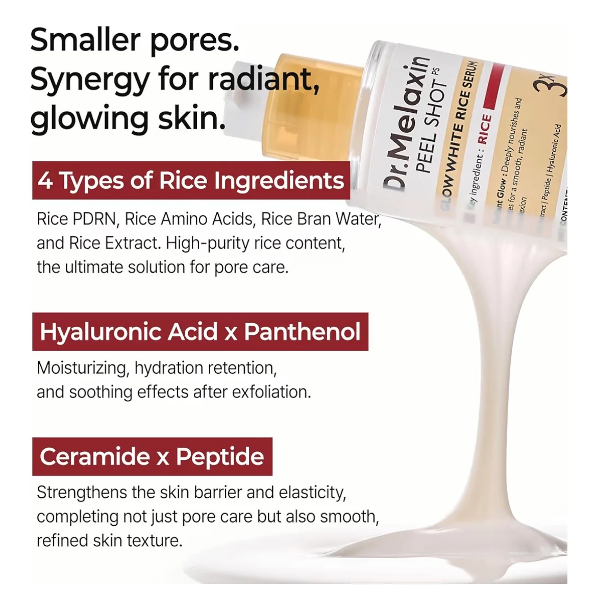 Dr.Melaxin Peel Shot Glow White Rice Serum - Image 5