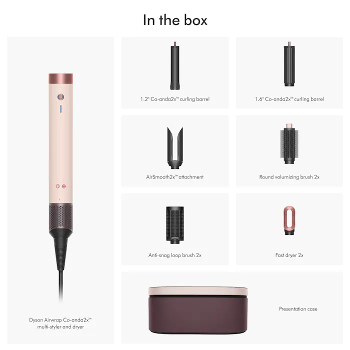 Dyson Airwrap Co-anda2x™ Multi-Styler & Dryer for Straight to Wavy Hair - Ceramic Pink - Image 2