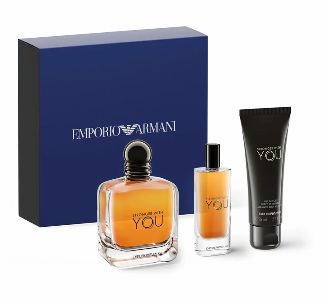 Empori Armani - Stronger With You EDT (100 ml + 15 ml + 50 ml All Over Body Shampoo) - Image 2