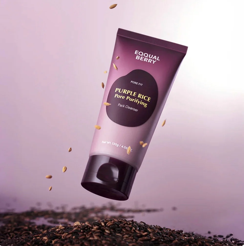 EQQUALBERRY Purple Rice Pore Purifying Pack Cleanser - Image 4
