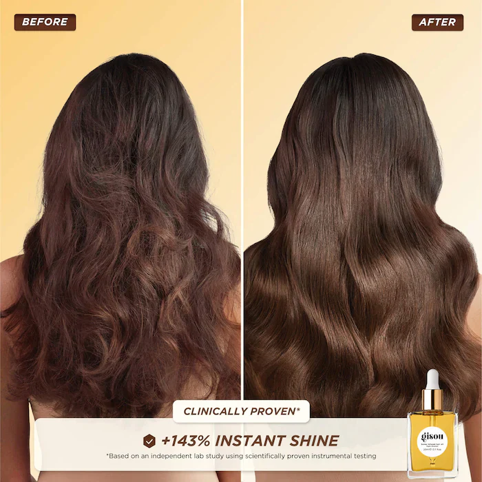 Gisou Glossy & Glazed Hair & Lip Oil Gift Set - Image 3