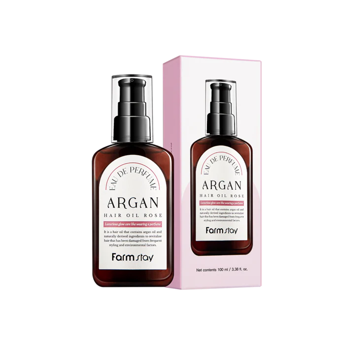 Farmstay Eau De Perfume Argan Hair Oil Rose - Image 4
