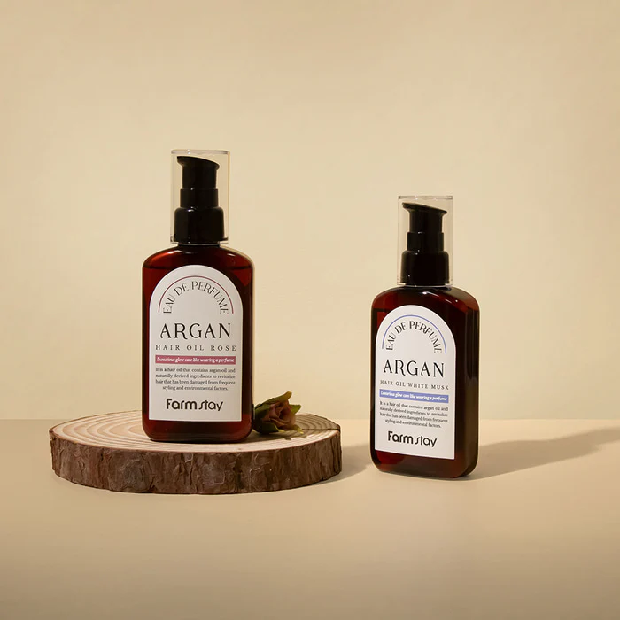 Farmstay Eau De Perfume Argan Hair Oil Rose - Image 5