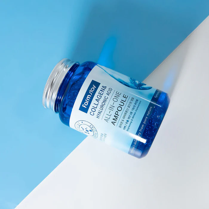 Farmstay Collagen & Hyaluronic Acid All-in-One Ampoule 250ml - Image 3