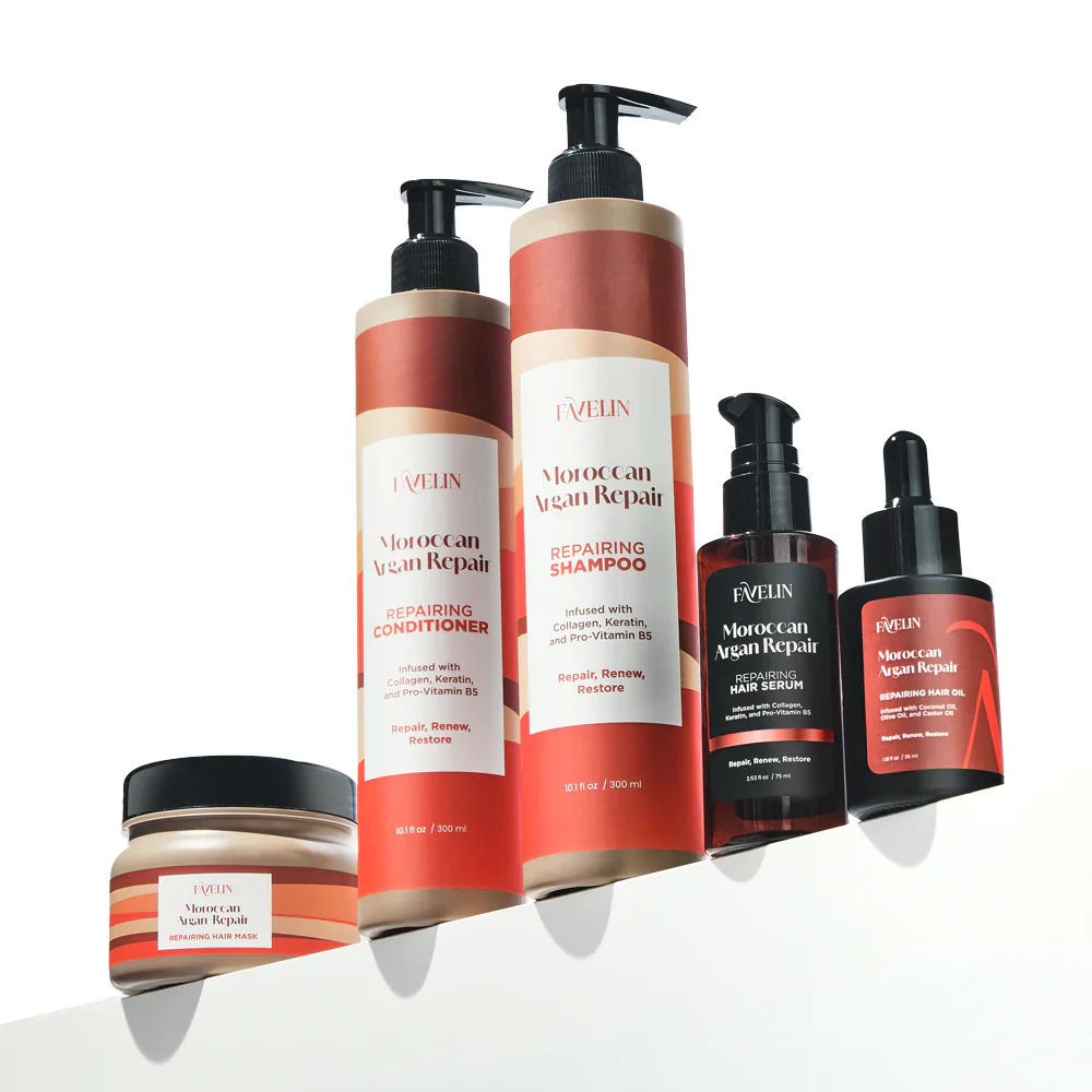 FAVELIN Moroccan Argan Repair Shampoo 500 Ml - Image 2