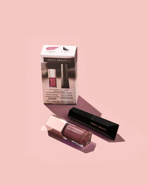 FENTY BEAUTY LIL’ GLOSSY, LIL’ THICC 2-PIECE LIP + EYE DUO - Image 2
