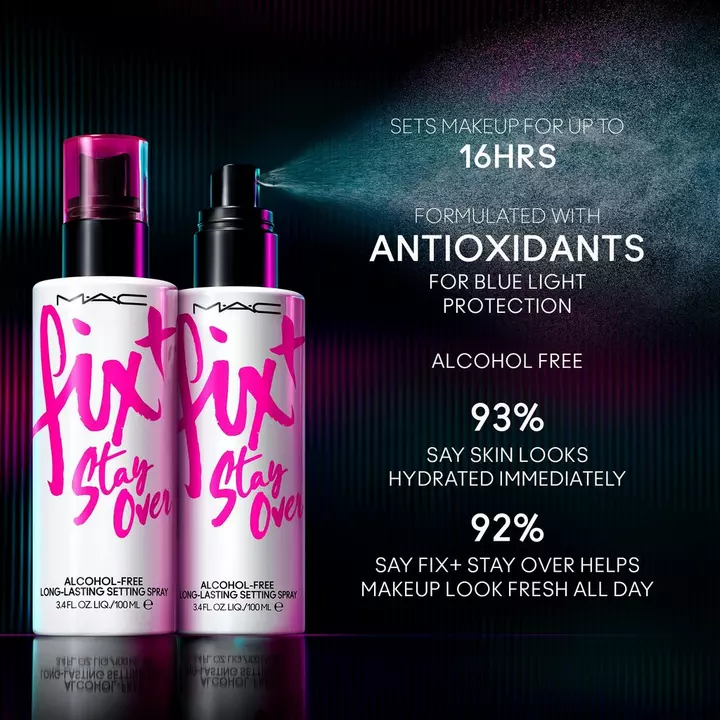 MAC FIX+ STAY OVER ALCOHOL-FREE 16HR SETTING SPRAY - Image 2