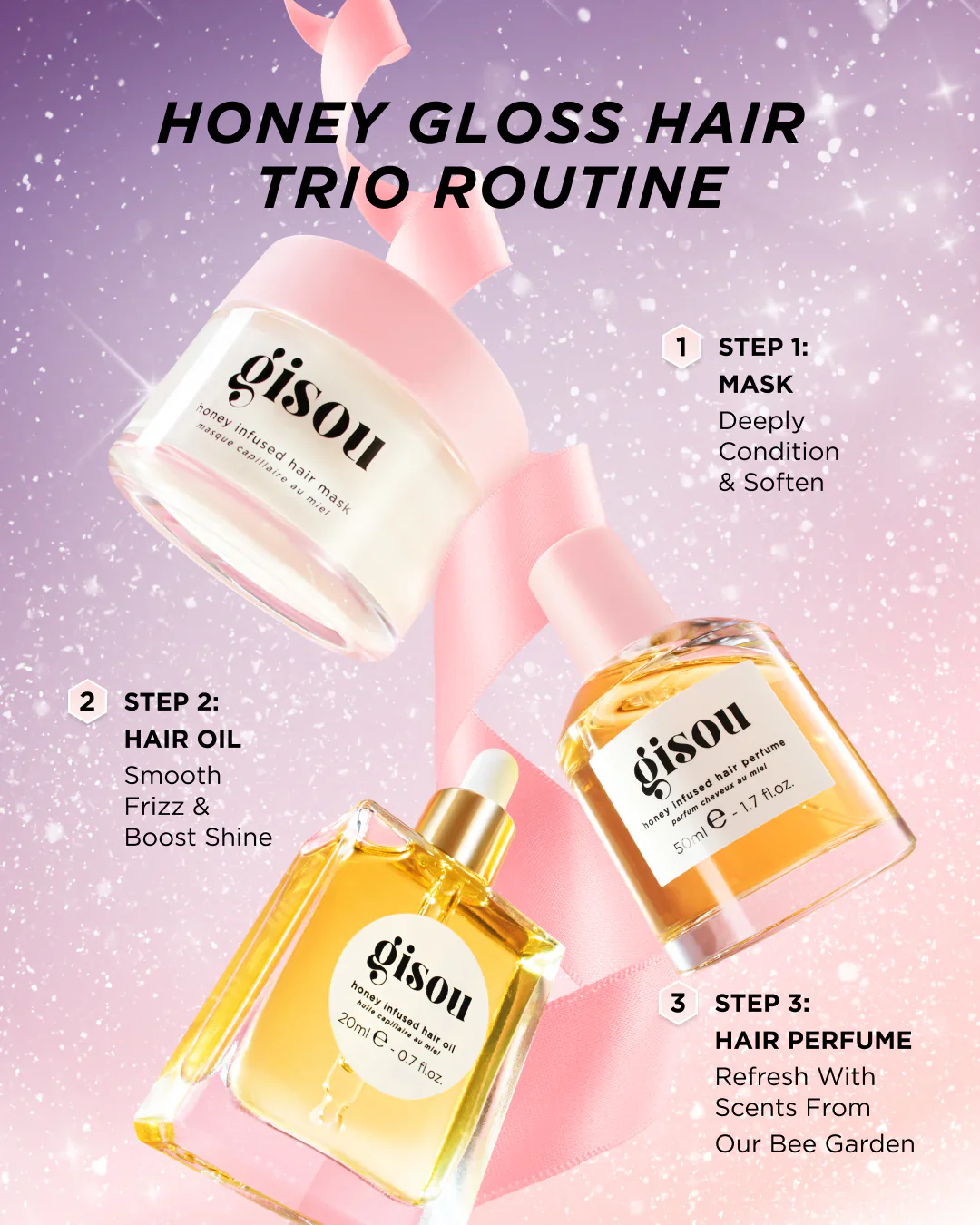 Gisou Honey Glow Hair Trio - Image 5